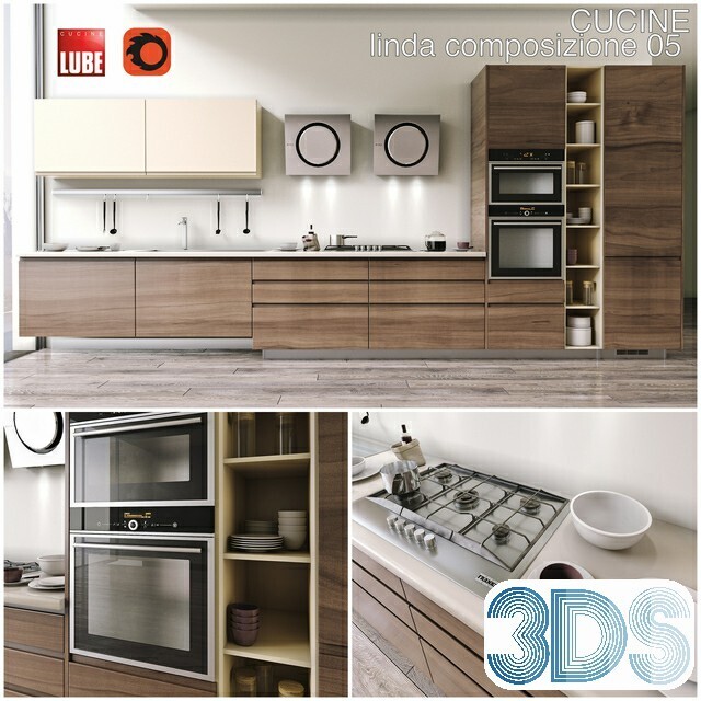 47 Kitchen Equipment 3d Models Vol.01