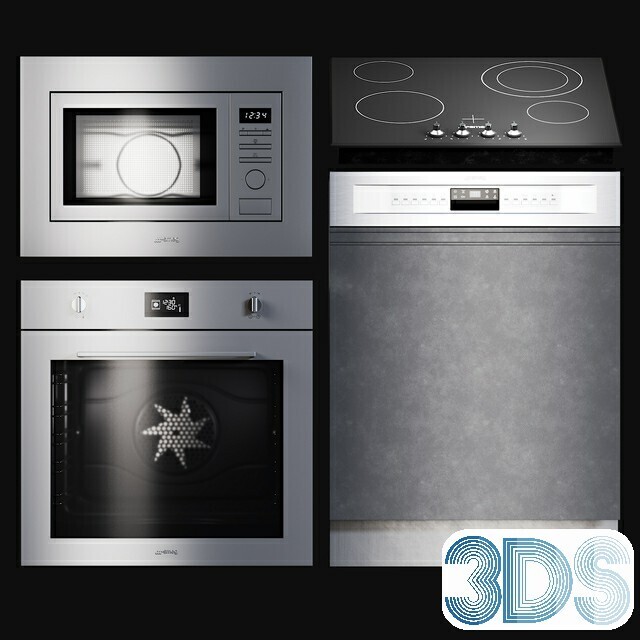 47 Kitchen Equipment 3d Models Vol.01