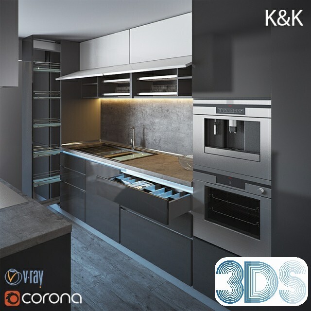 47 Kitchen Equipment 3d Models Vol.01