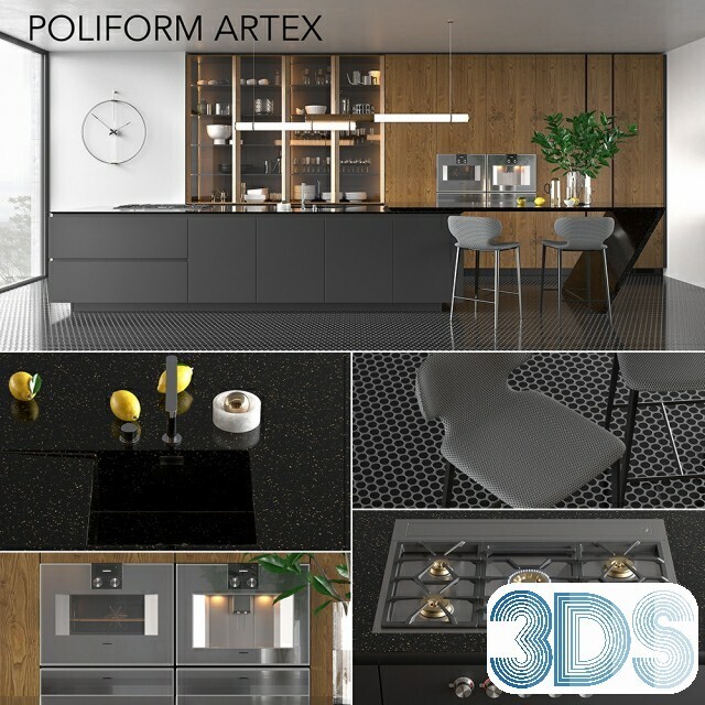 47 Kitchen Equipment 3d Models Vol.01