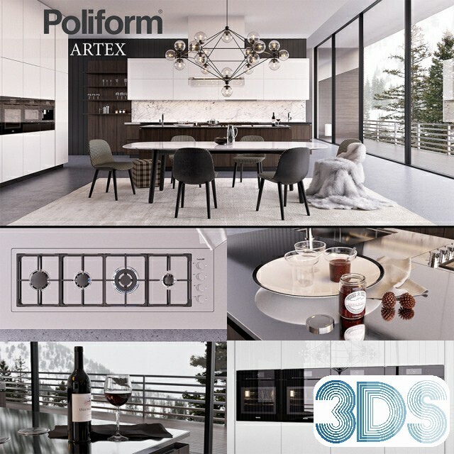 47 Kitchen Equipment 3d Models Vol.01