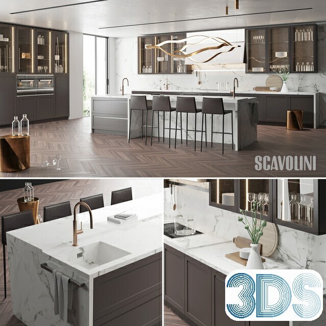 47 Kitchen Equipment 3d Models Vol.01