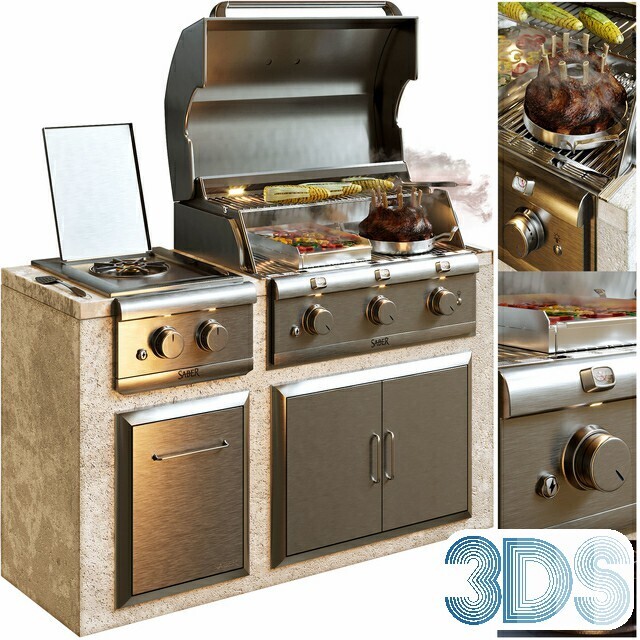 47 Kitchen Equipment 3d Models Vol.01