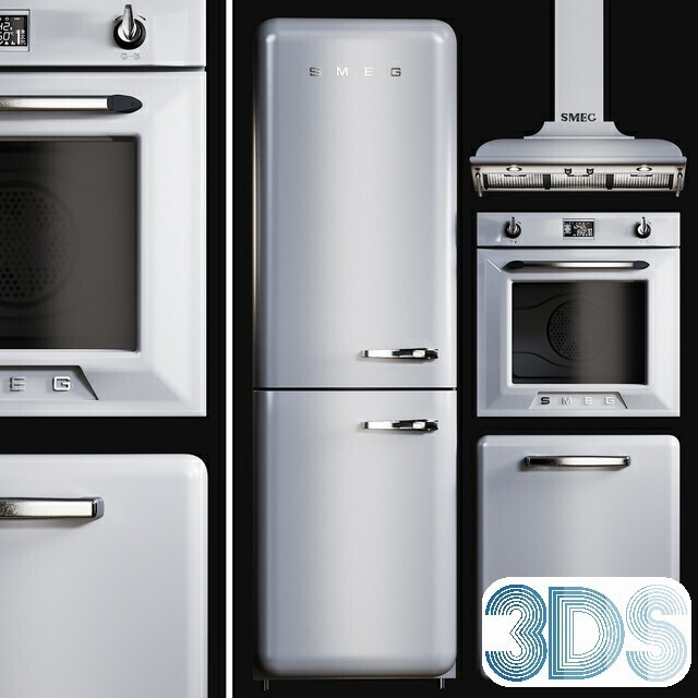 47 Kitchen Equipment 3d Models Vol.01