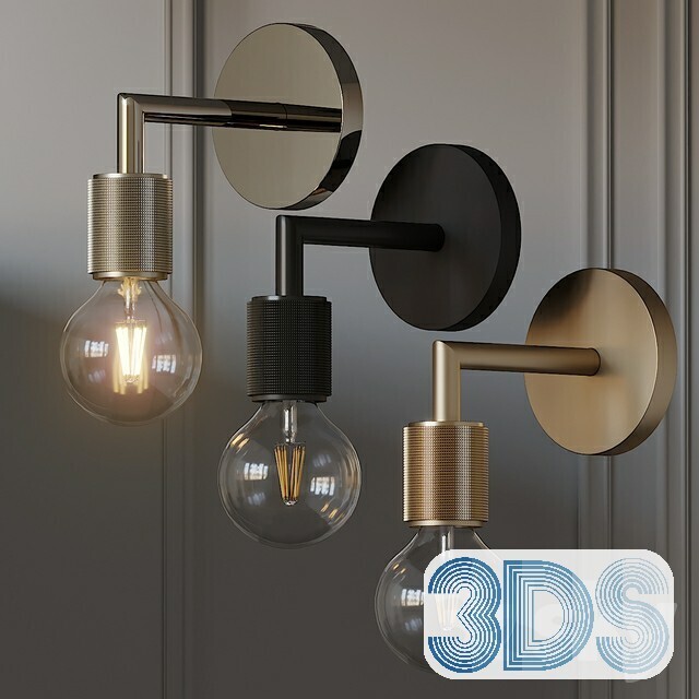 68 Wall Lamp 3d Models Vol.03