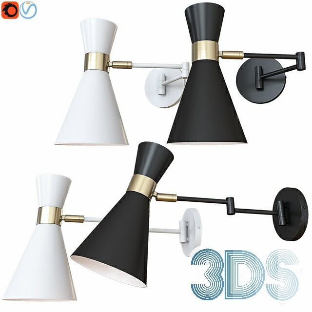 68 Wall Lamp 3d Models Vol.03