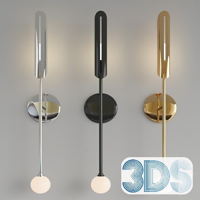 68 Wall Lamp 3d Models Vol.03