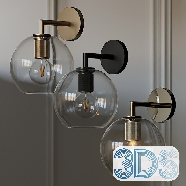 68 Wall Lamp 3d Models Vol.03