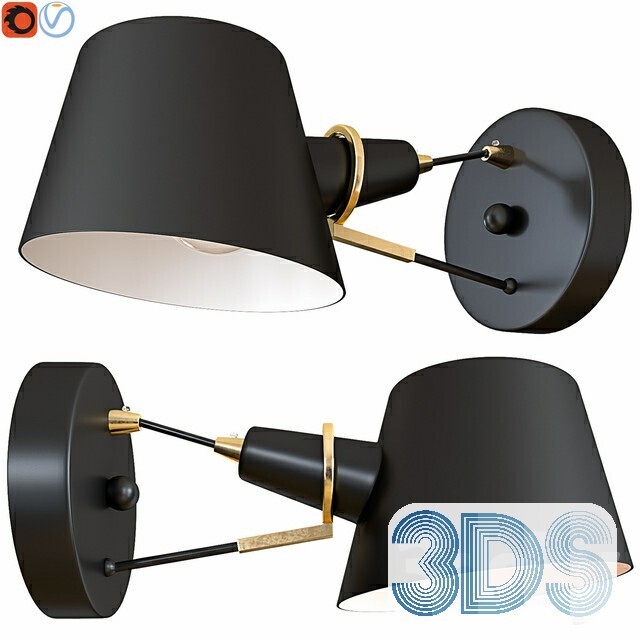 68 Wall Lamp 3d Models Vol.03