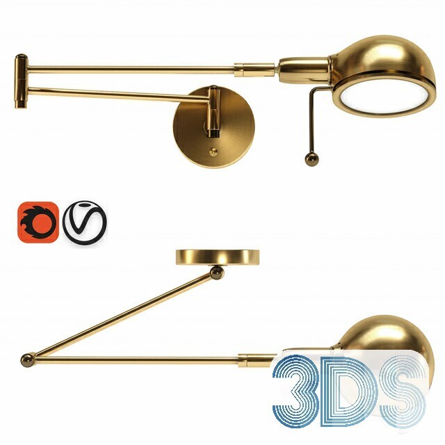 68 Wall Lamp 3d Models Vol.03