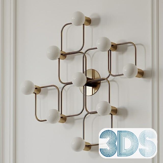 68 Wall Lamp 3d Models Vol.03