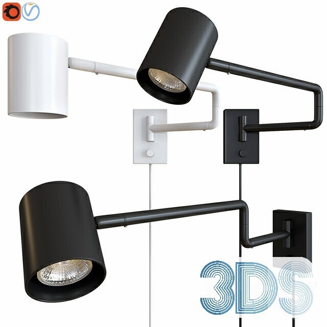68 Wall Lamp 3d Models Vol.03