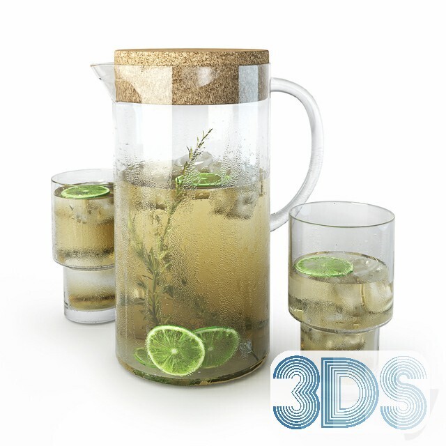 34 Tableware Decorations 3d Models Vol.01
