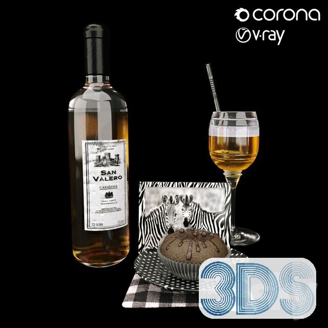 34 Tableware Decorations 3d Models Vol.01