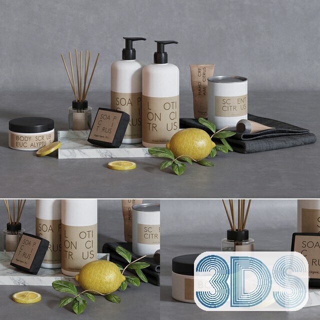 34 Tableware Decorations 3d Models Vol.01