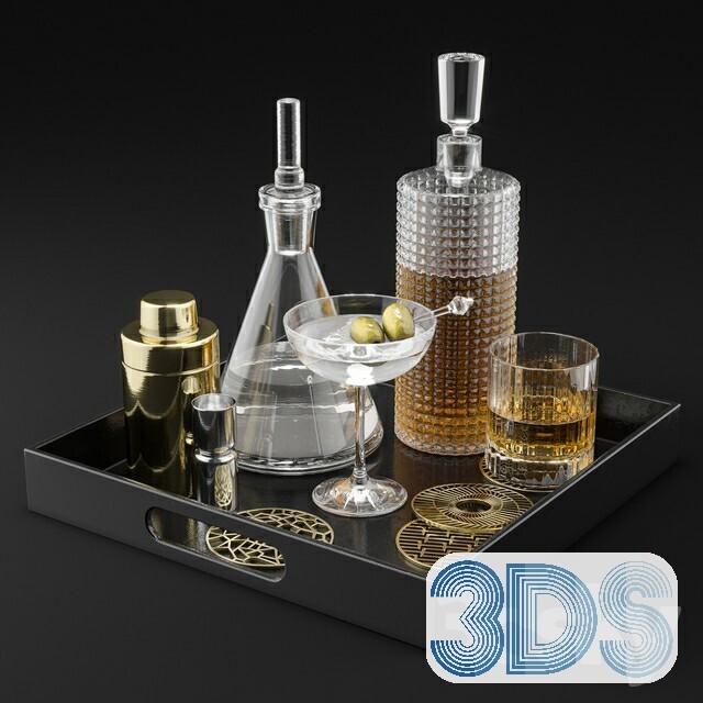 34 Tableware Decorations 3d Models Vol.01