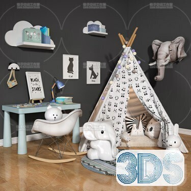 110 Kids Toys 3d Models Vol.01