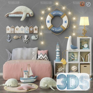 110 Kids Toys 3d Models Vol.01
