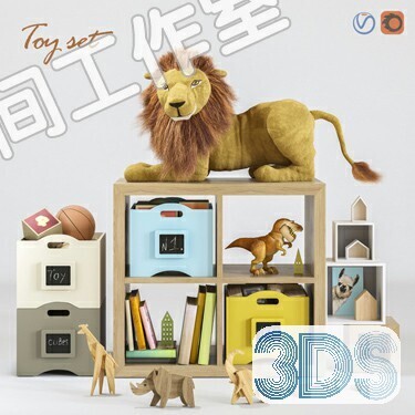 110 Kids Toys 3d Models Vol.01