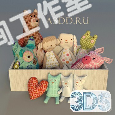 110 Kids Toys 3d Models Vol.01