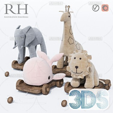 110 Kids Toys 3d Models Vol.01