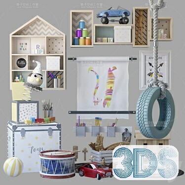 110 Kids Toys 3d Models Vol.01