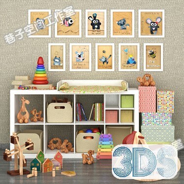 110 Kids Toys 3d Models Vol.01