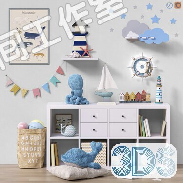 110 Kids Toys 3d Models Vol.01
