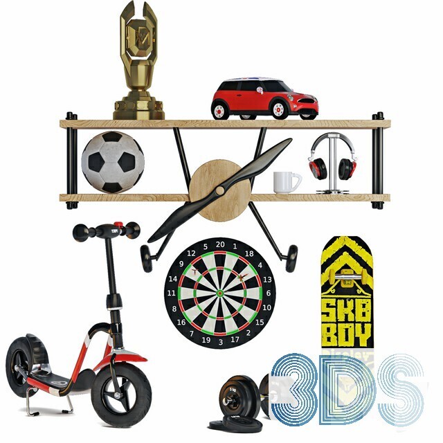110 Kids Toys 3d Models Vol.01
