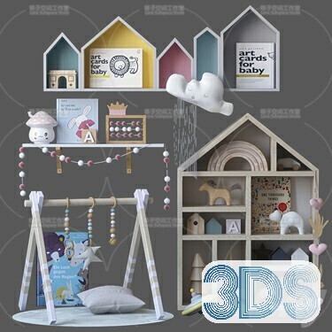 110 Kids Toys 3d Models Vol.01