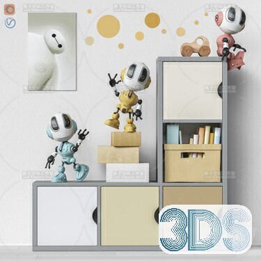 110 Kids Toys 3d Models Vol.01