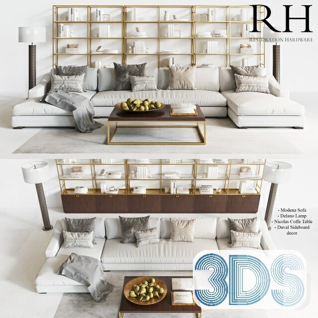76 Bookcase 3d Models Vol.01