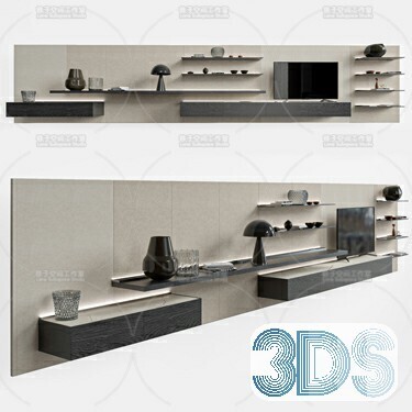 76 Bookcase 3d Models Vol.01