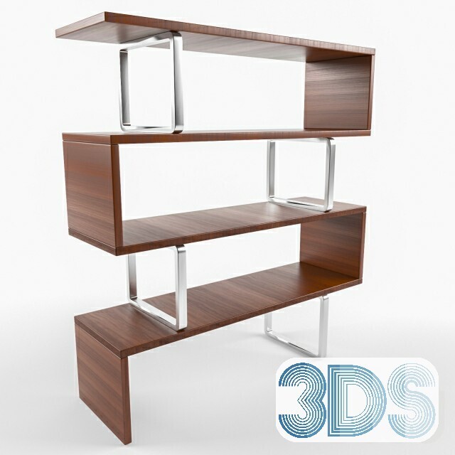 76 Bookcase 3d Models Vol.01