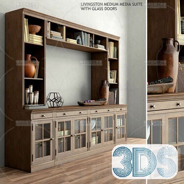 76 Bookcase 3d Models Vol.01