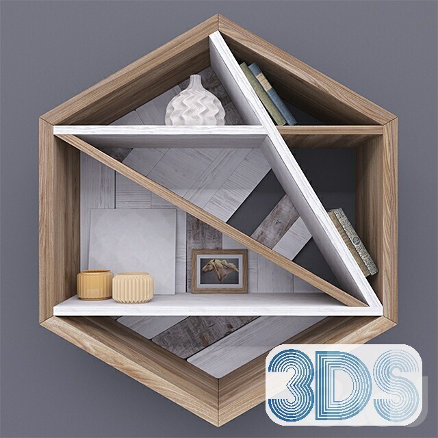 76 Bookcase 3d Models Vol.01