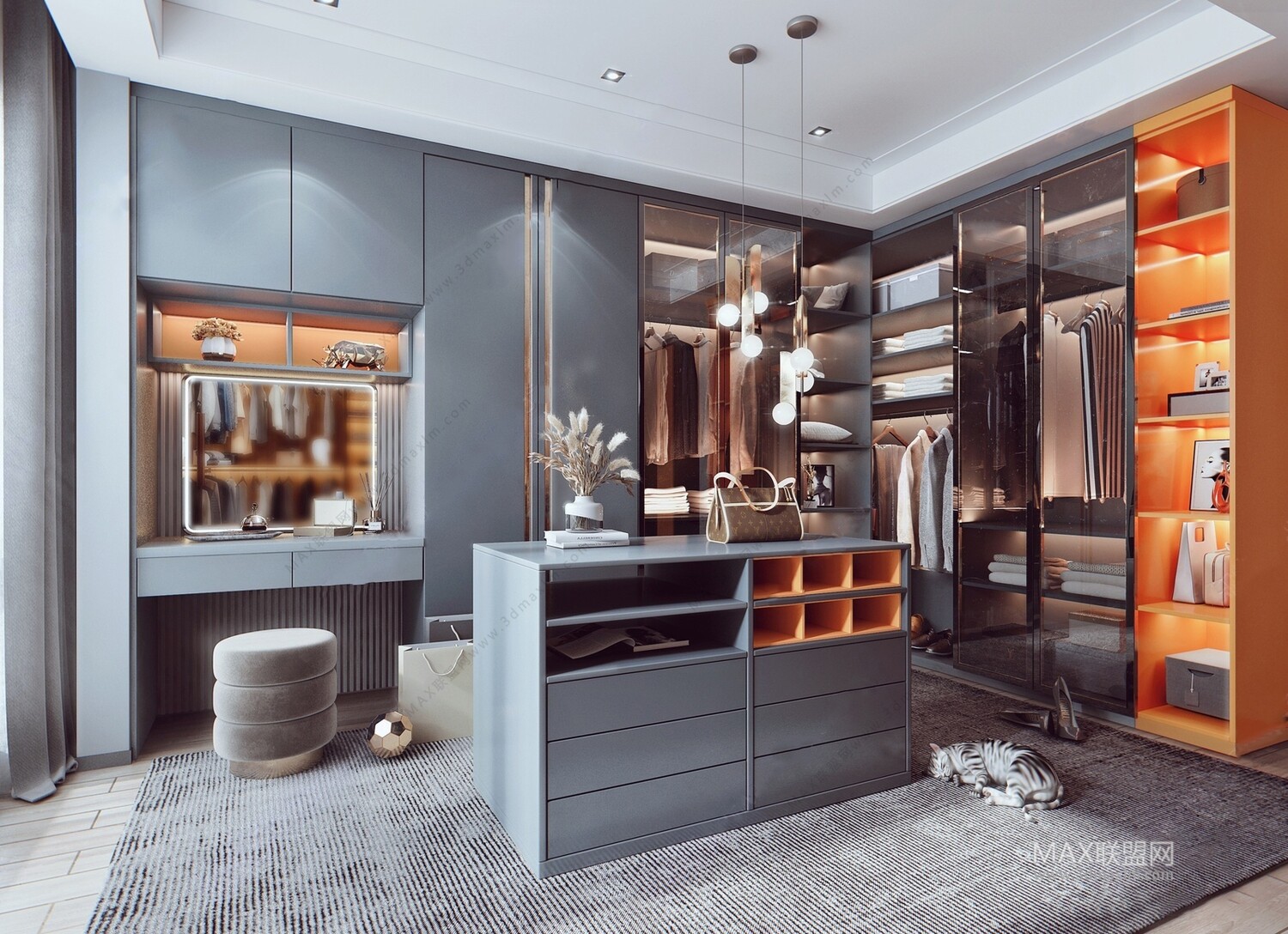 24 Closet 3d Models Vol.04 . Vray