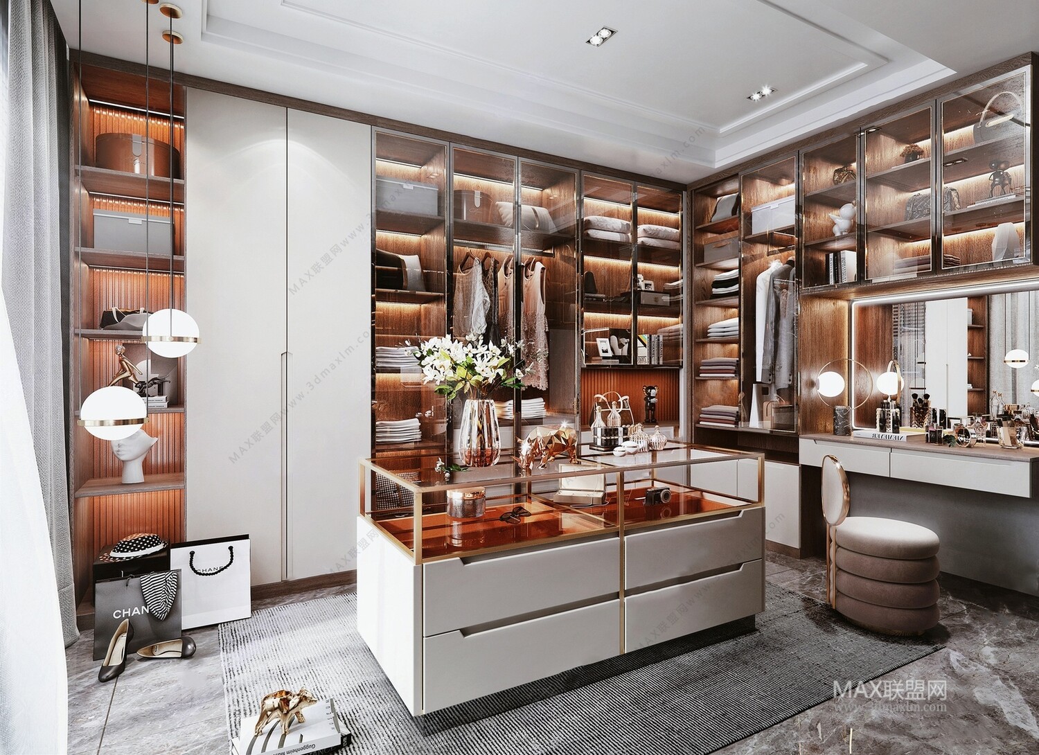 24 Closet 3d Models Vol.04 . Vray