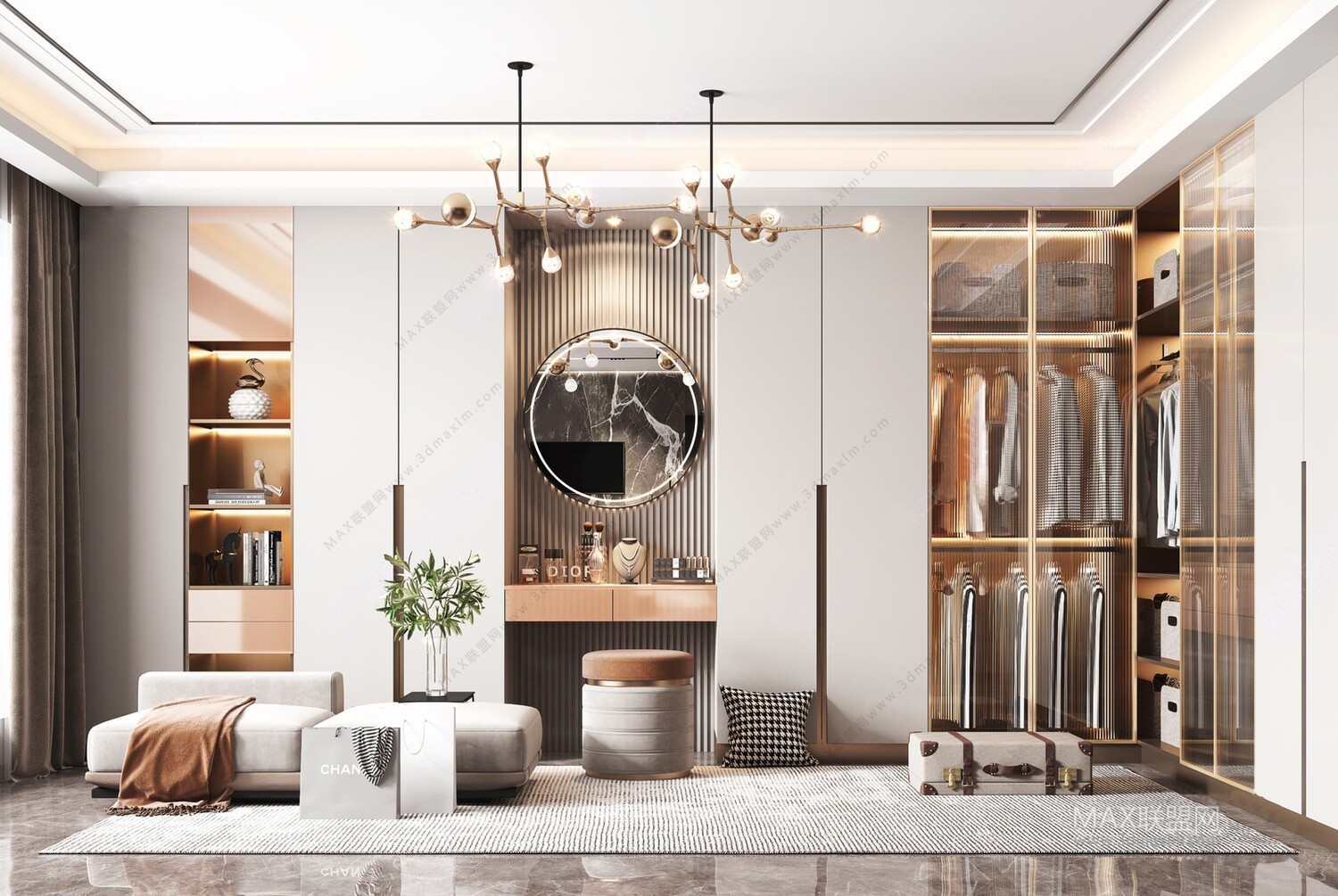 24 Closet 3d Models Vol.04 . Vray
