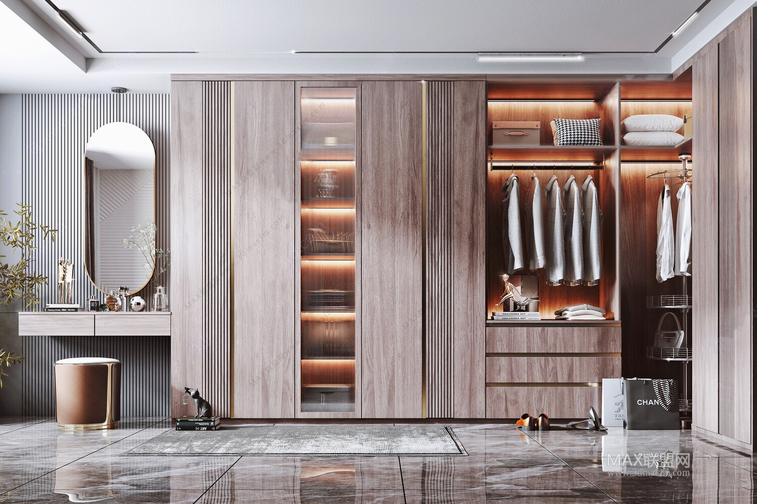 24 Closet 3d Models Vol.04 . Vray