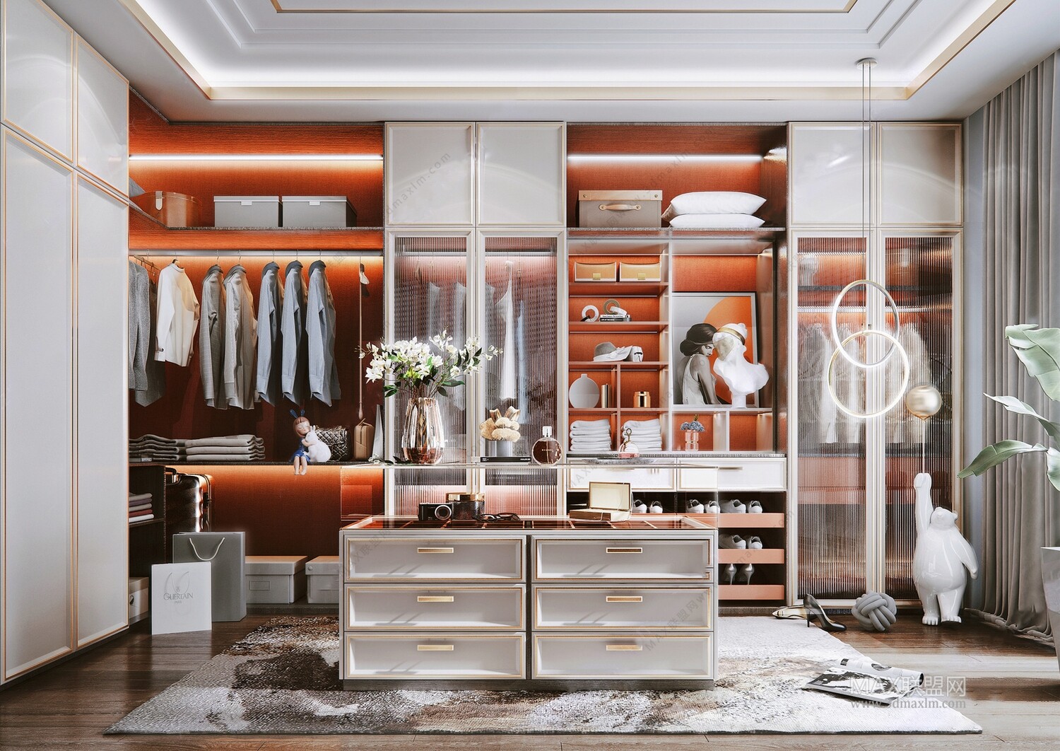 24 Closet 3d Models Vol.04 . Vray
