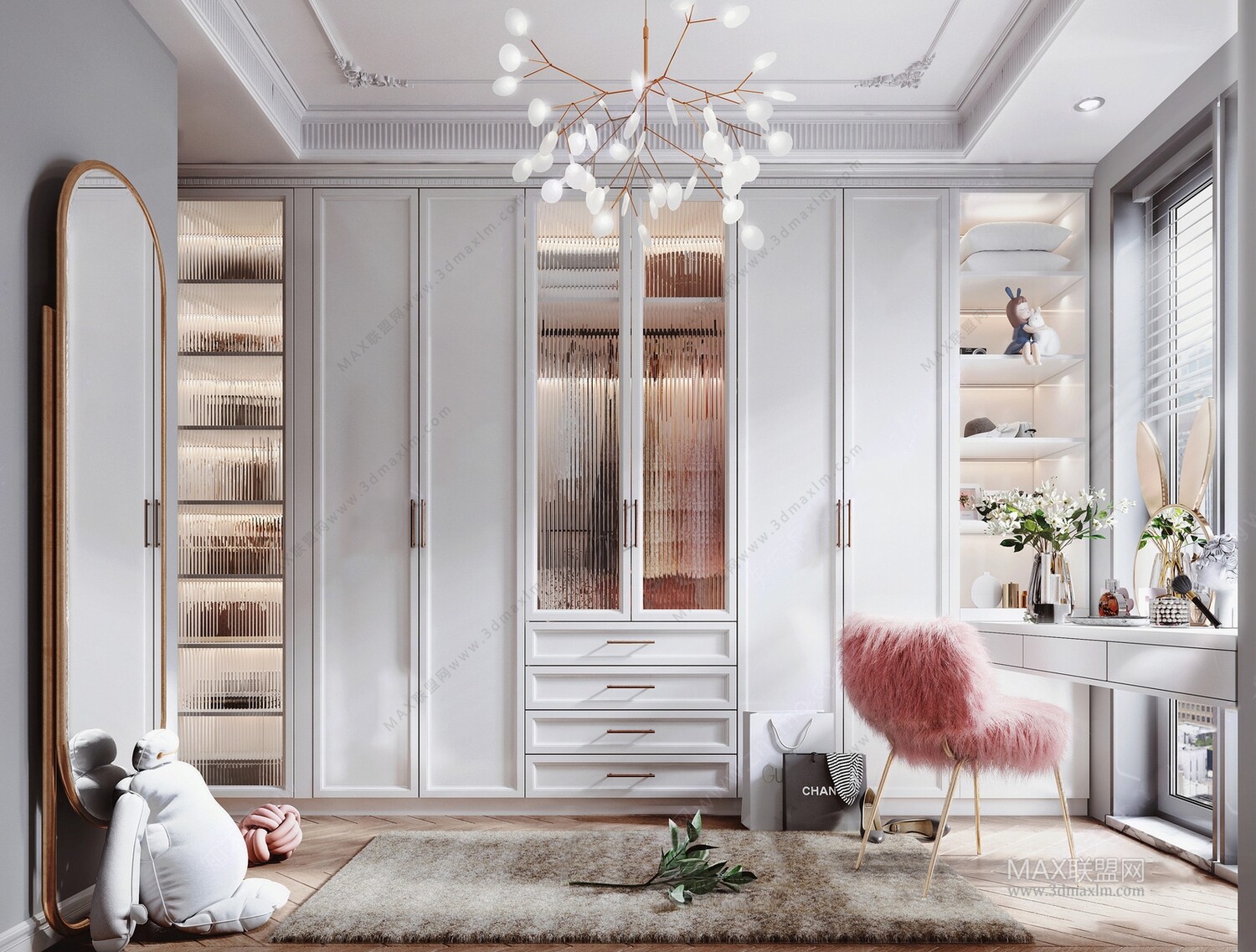 24 Closet 3d Models Vol.04 . Vray