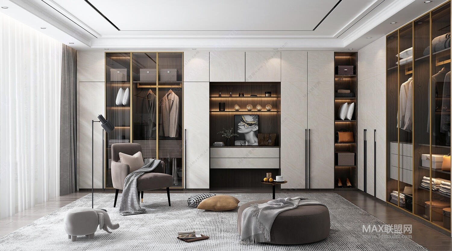 24 Closet 3d Models Vol.04 . Vray