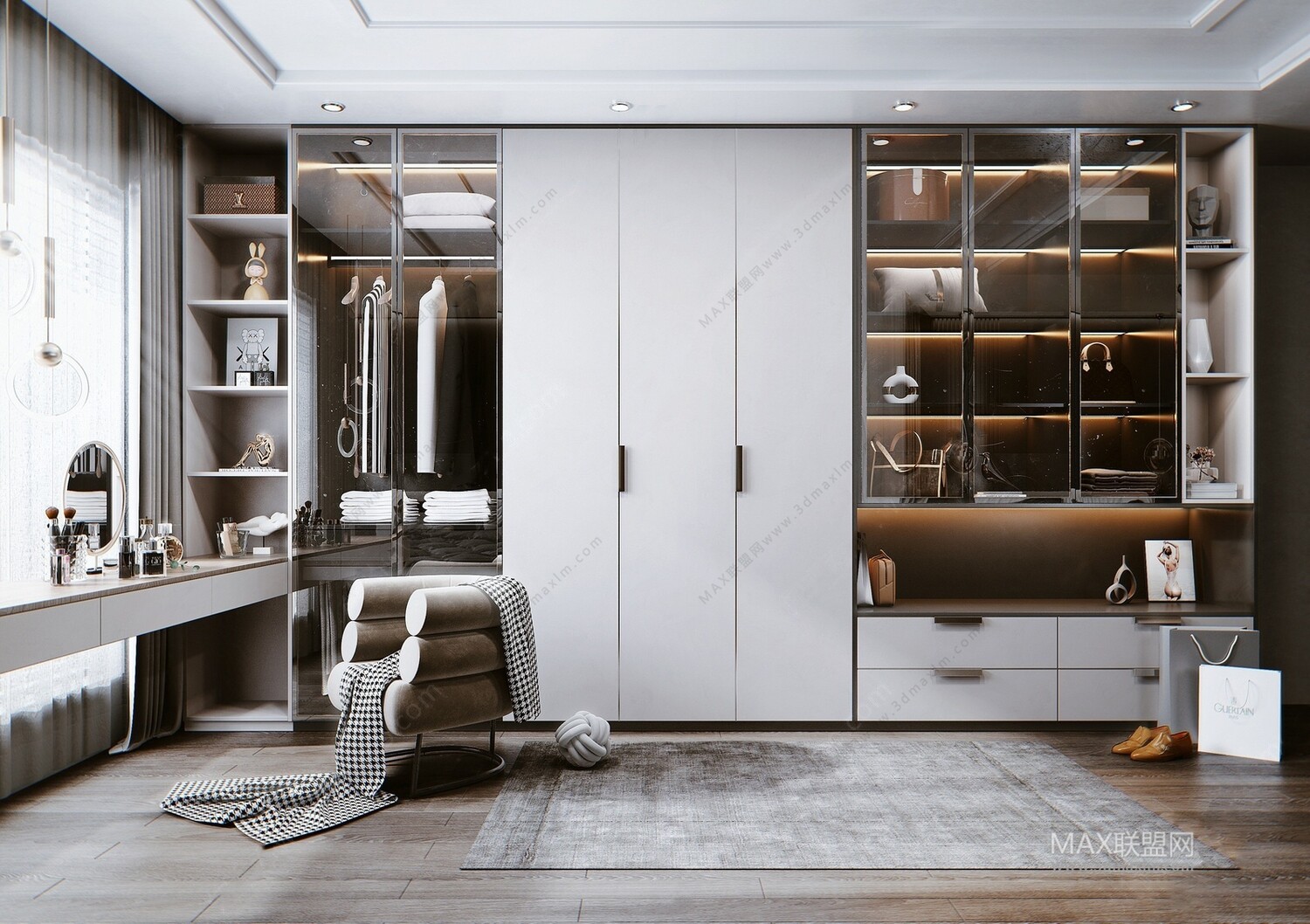24 Closet 3d Models Vol.04 . Vray