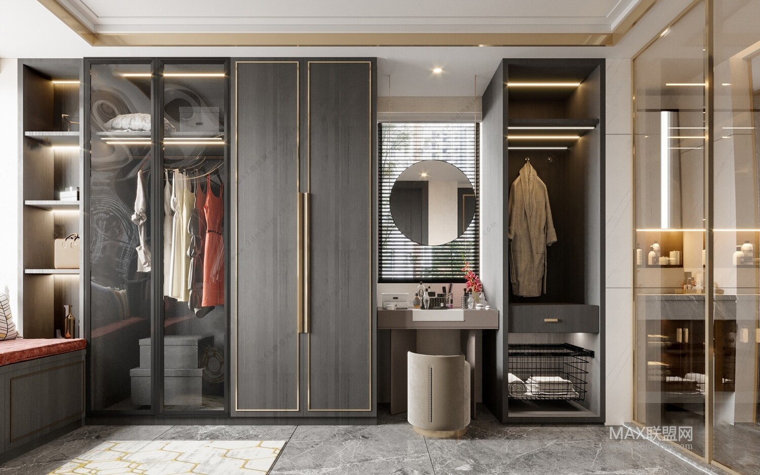 24 Closet 3d Models Vol.04 . Vray