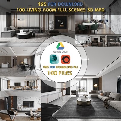 100 Living room Full Scenes - Co.ro.na
