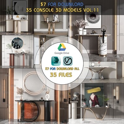 35 Console 3d Models vol.11 - 01. Vray
