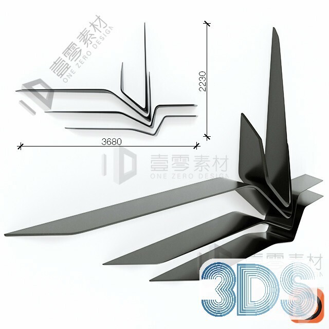 53 Wall Decor 3d Models Pro Vol.04