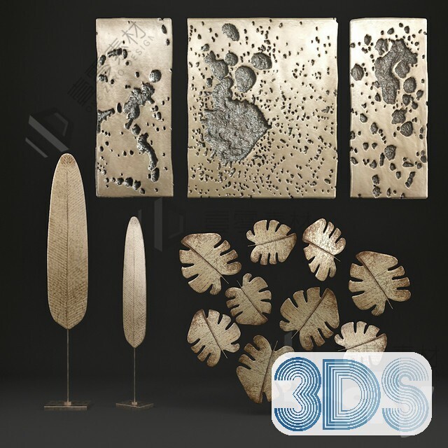 53 Wall Decor 3d Models Pro Vol.04