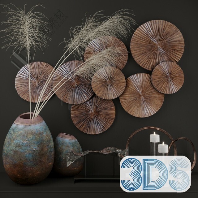 53 Wall Decor 3d Models Pro Vol.04